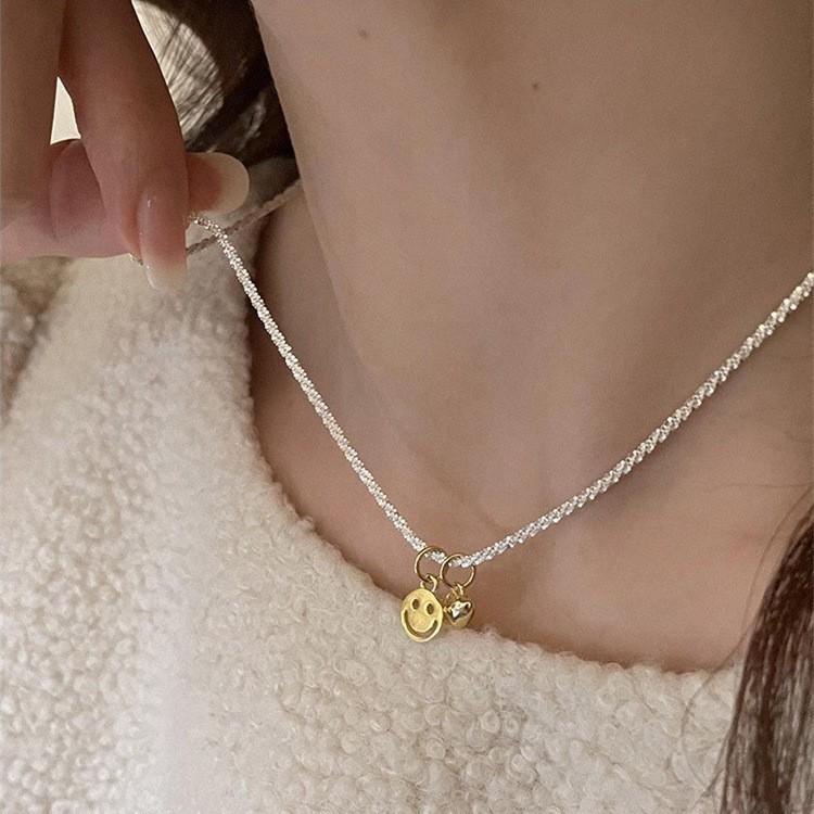 Korean Style Retro Pearl Necklace: Women's Multi-Layer Asymmetrical Clavicle Chain with OT Buckle