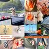 Car Color-Changing Roast Duck Pendant Car Swing Duck Ornament Creative Rearview Mirror Color-Changing Duck Ornament Gift
