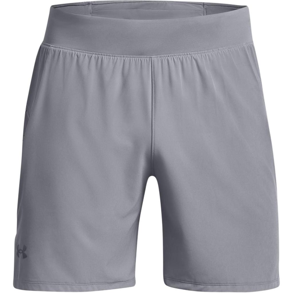 Under Armour Launch Solid Color Running Casual Sports Shorts Men shorts Gray 1376508-035