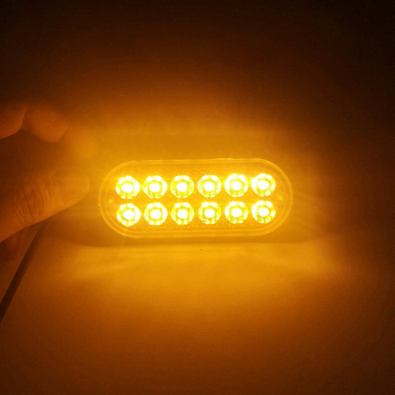 LED Strobe Lights Emergency Flashing Beacon Warning Light 12V 24V Stroboscopes For Auto DRL Car Truck Amber Red Blue