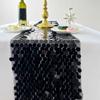 Fish Scale Sequins Table Runner Sparkling Wedding Table Decoration  Underwater Themed Parties