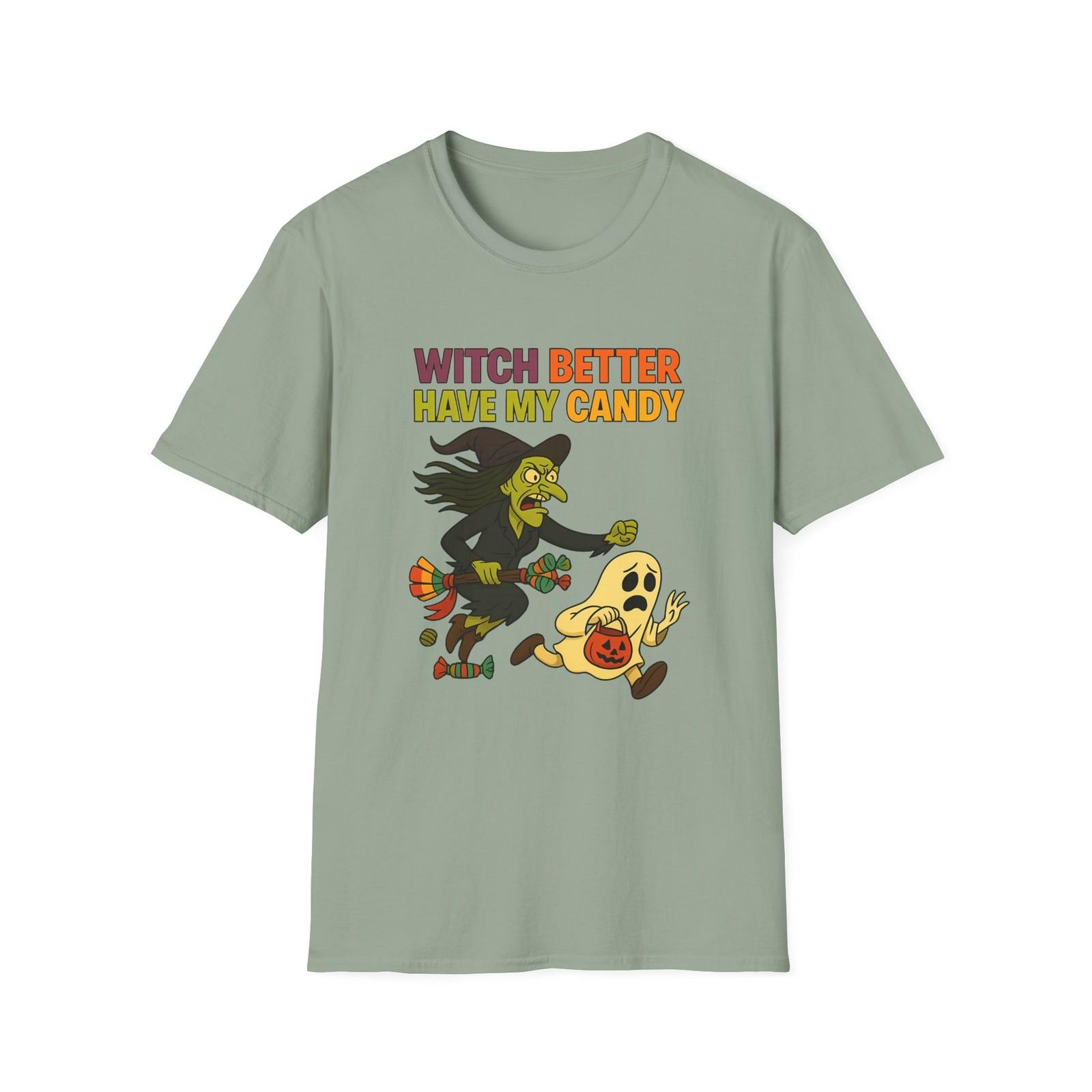 Unisex Softstyle T-Shirt Mens Womens Tees Top Witch Better Have My Candy Funny Ghost Halloween Tee 4XL