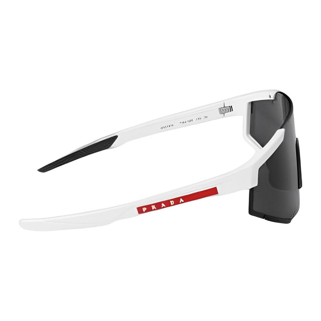Prada Fashion Trendy Personality Cool Geometric Frame Irregular Shape Sunglasses Men sunglasses White SPS04WETWKFE06FC039