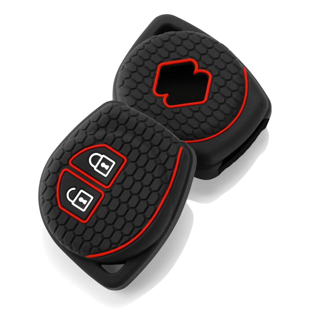 Silicone Car Key Cover For Suzuki Sx4 Swift Liana Vitara Jimny Alto Ignis Esteem 2 Buttons Auto Remote Shell Protect Accessories
