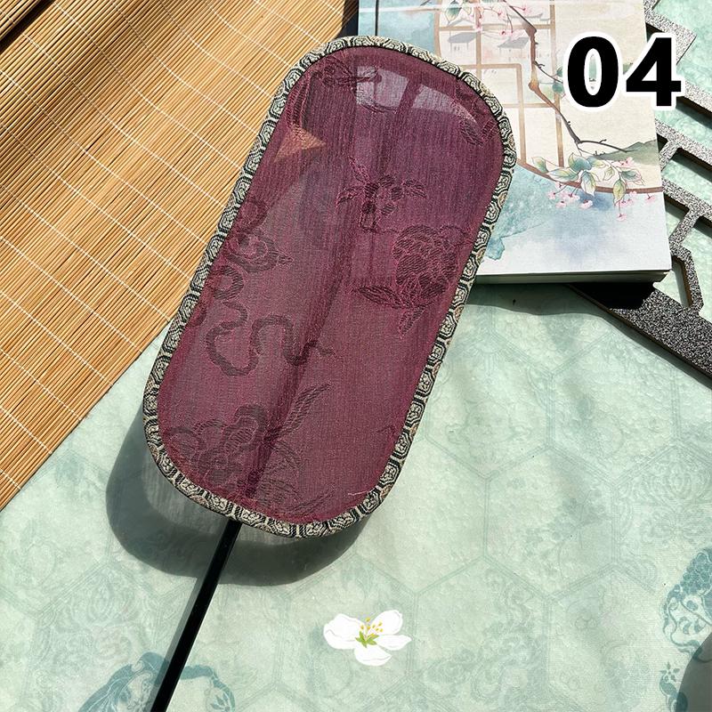 Fächer mit Polygon-Gruppe im chinesischen Stil, Dame, Tanz, Stickerei, Handfächer mit Quaste, Vintage-Muster, Kunstfächer, Handwerk, Party, Hochzeitsgeschenk