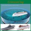 Inertial Simulation Aircraft Carrier Model Plastic Toy Car For Boys Ages 2-6 With Sound And Light Effects