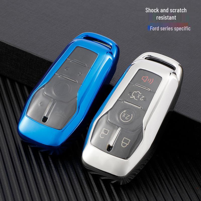 Car Key Cover for Ford Taurus, Mustang, Lincoln, and Explorer (2016-2018)