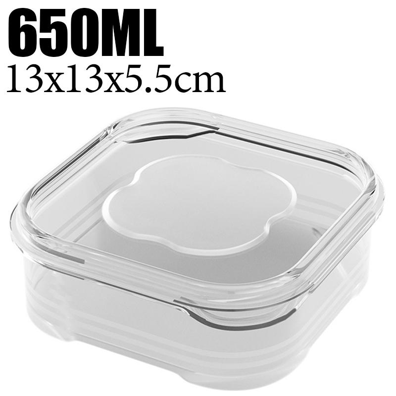 1/8Pcs Plastic Refrigerator Meat Freezer Divided Box Food Grade Household Fridge Fresh-keeping Storage Box Camping Tableware