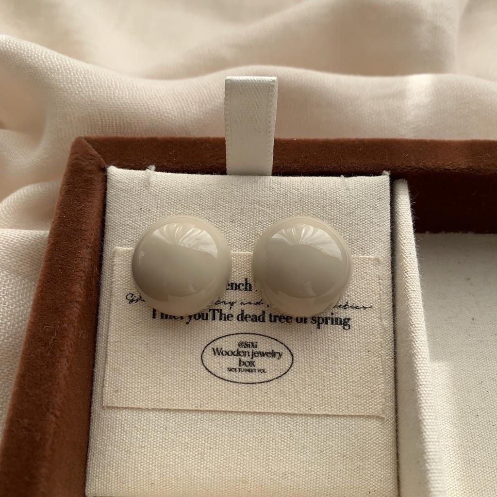Minimalist Geometric Stud Earrings, Earrings, Enamel Drip Glaze, Light Luxury, Relaxation, Fashion, High-End Atmosphere, Commuting