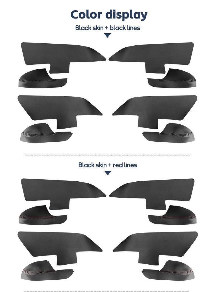 Hyundai Elantra 16-19 Leder Türverkleidung Armlehne Aufbereitung.