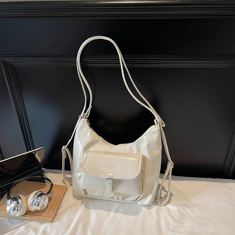 Fashion Commuter Tote Bag New Trendy Simple Trend Multi-functional Shoulder Backpack