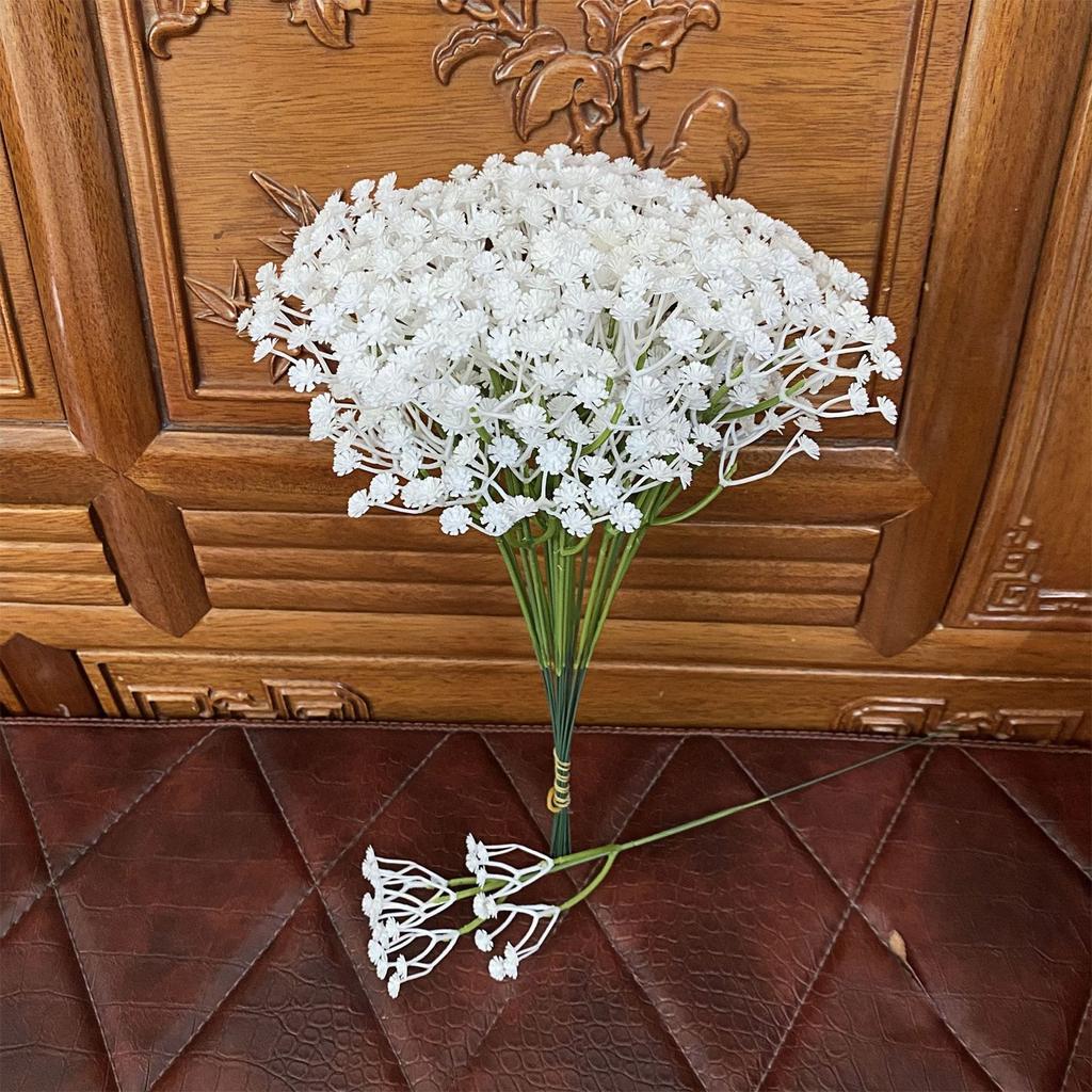 10pcs Artificial Flowers Baby Breath Flower Fake Gypsophila For Wedding Party Home Decoration Floral Bouquets DIY Accessories