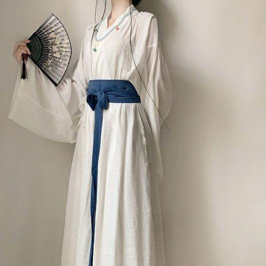 Chinese Original Hanfu Women's Hanfu Suit In Jin Dynasty Style
