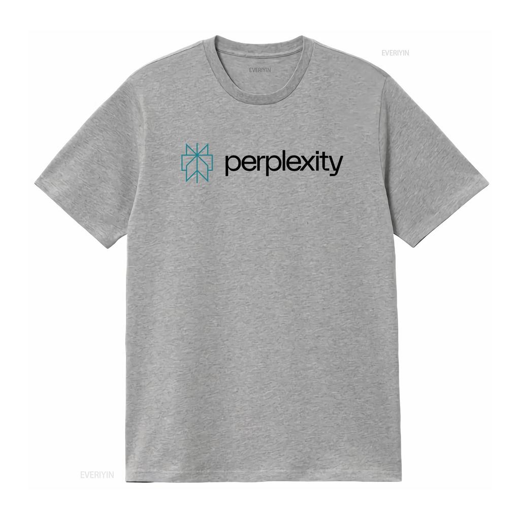 Perplexity AI T Shirt Cool Minimal Artificial Intelligence Tech for Vintage Washed Fashion Homme Top For Everyday Wear
