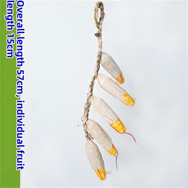 Artificial Fruit and Vegetable Hanging Skewers Harvest Festival Farmhouse Restaurant Hanging Decorations Artificial Chili Jade Rice String Model