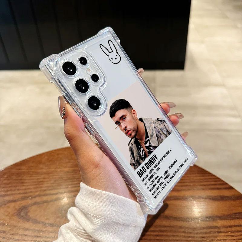Bad Bunnys Album X 100 PRE Phone Case For Samsung Galaxy S25 FE S26 S24 S23 S22 S21 S20 Ultra S26 Plus S25FE 5G Soft Clear Cover