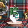Santa Claus Birthday Number Candles - Creative Christmas Cake Decorations & Gifts