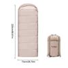 Envelope Sleeping Bag with Compression Sack 3 Season Sleeping Bag Washable Compact for Outdoor Traveling Hiking
