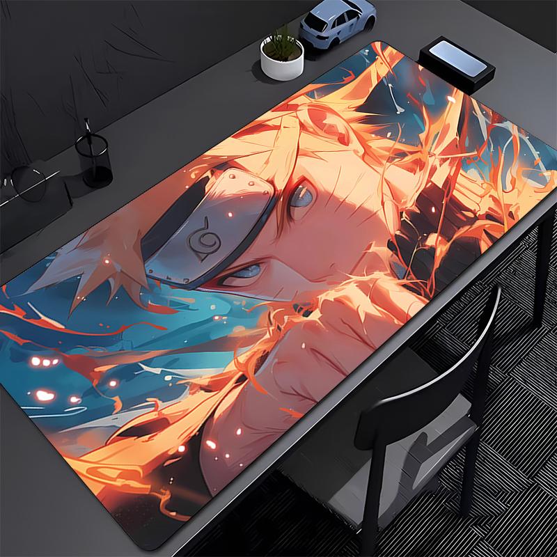 

Mouse Pad Office Naruto Uzumaki Anime Gaming Accessories Mousepad Gamer PC Completo Computer Keyboard Desk Mat Varmilo Table Pad 30x60x0.2cm