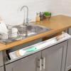 2 pièces de tiroirs basculants pour armoire de cuisine Charnières à pivot auto-fermantes 45 degrés pour tiroir sous évier Organiseurs de salle de bain Armoires à chaussures