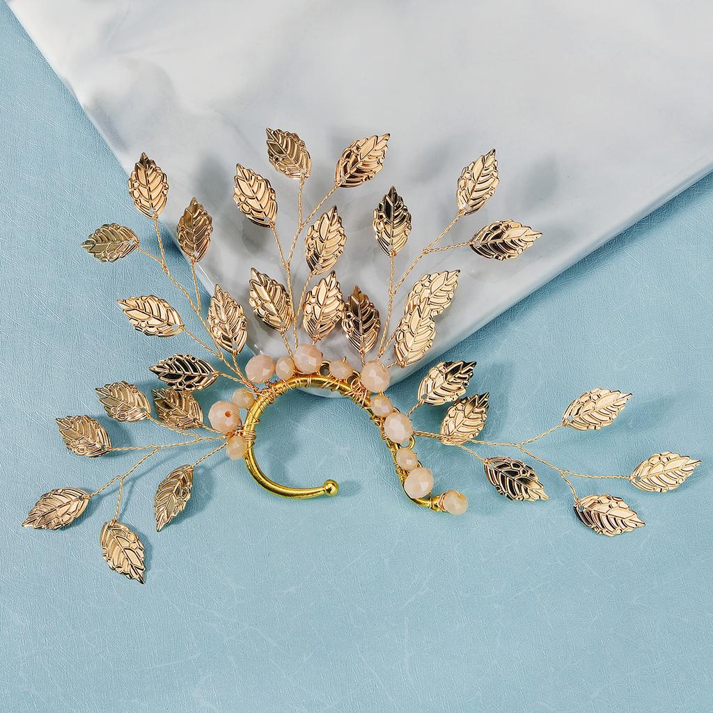 Ear Clip with No Hole Design, Sweet and Shiny Earrings for Women, Exaggerated Ear Sleeve Design, Eye-catching Jewelry Gift for Birthday Parties