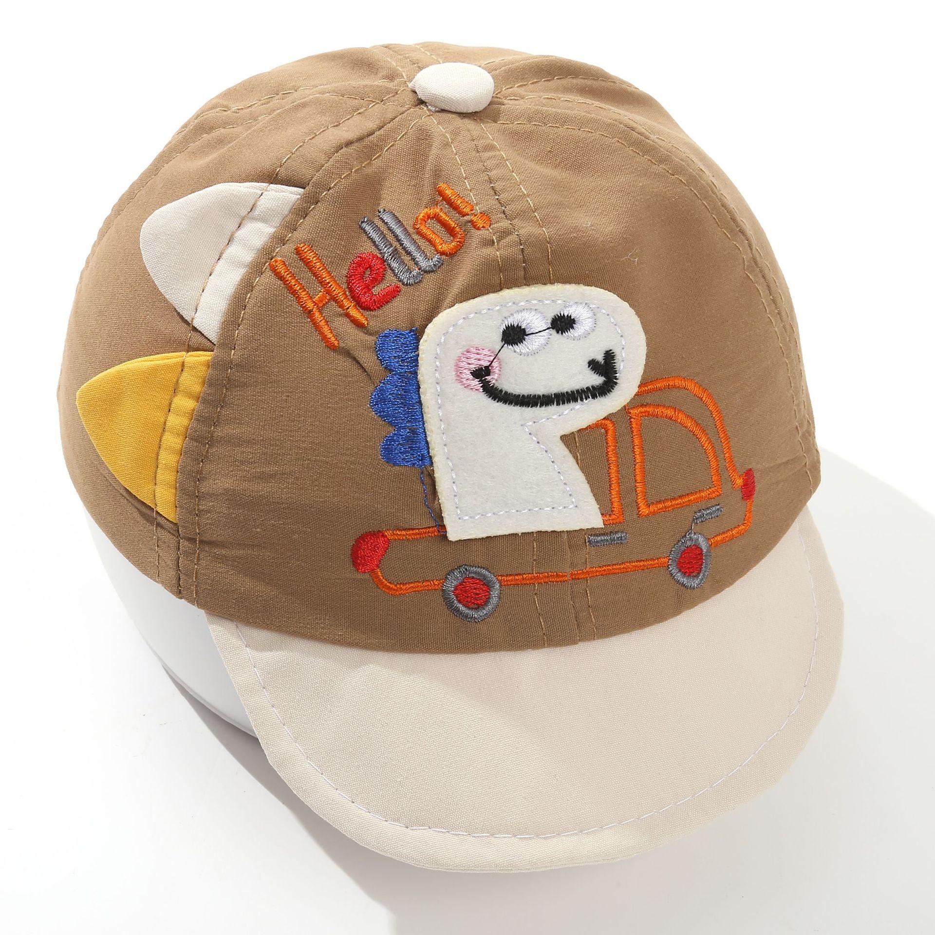 Children s Dinosaur Baseball Cap  Boy Cartoon Embroidered Baseball Cap  Cute Multi-color Girl Hat Hat circumference 45-48cm