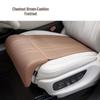 Premium Nappa Leather Car Seat Leg Rest Extension Cushion - Breathable Driver & Passenger Support