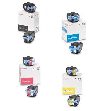 

Canon Part # Gpr-27 Toner Cartridge Set (OEM) Black Cyan Magenta Yellow