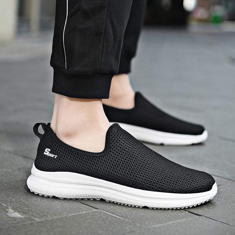 New Shoes Men Loafers Light Walking Breathable Summer Comfortable Casual Shoes Men Sneakers  Plus Couple