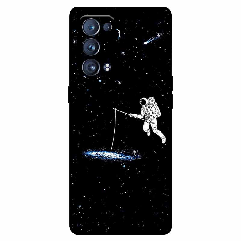 For Oppo Reno 6 Pro 5G Case Snapdragon Shockproof Soft Silicone TPU Back Cover For Oppo Reno 6 Pro CPH2247 Phone Cases Cute Capa