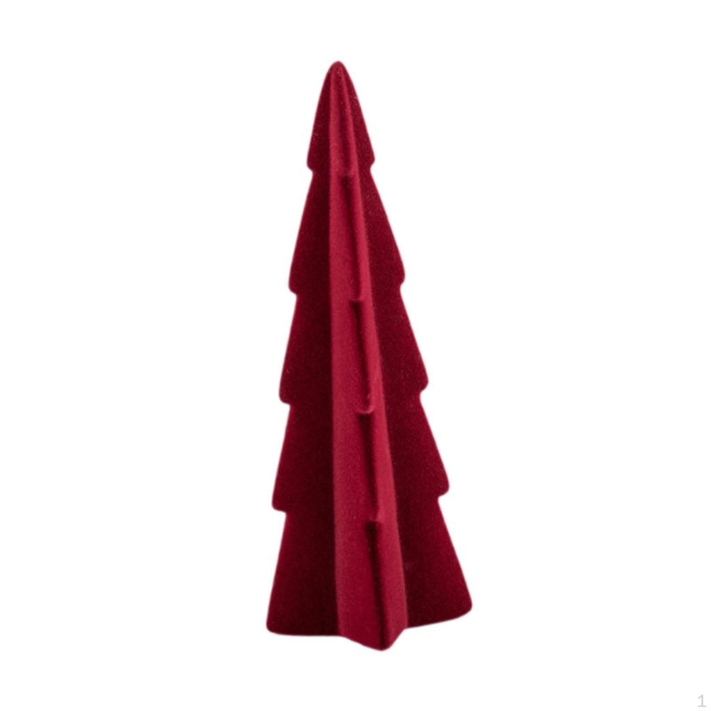 Artificial Christmas Tree for Table Flocked Birthday Gift Fireplace Bedside