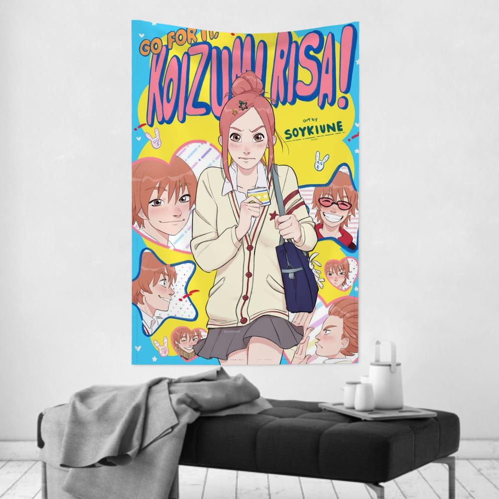 

Anime Lovely Complex Tapestry Room Decor Wall Cloth Party Hanging Background Room Decor Baby Room 74x94cm(29x37in)