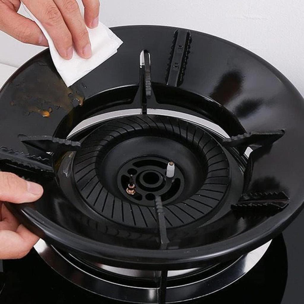 Fireproof Windshield Save Gas Cover Windproof Ring Anti-skid Bracket Thicken Gas Stove Energy-saving Ring