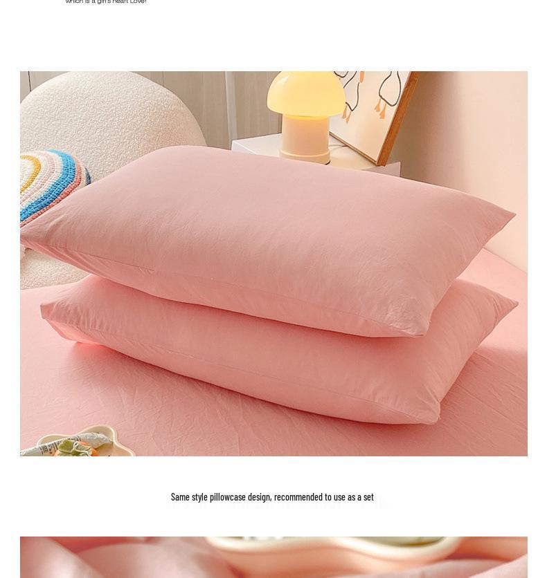 Red Bean Fitted Sheet: Universal Non-Slip Mattress Protector for All Seasons