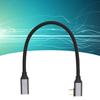 4K 100W PD 5A Right Angle Bend 90 Degree Gen 2 USB3.1 Type C Male To Female Extension Cord