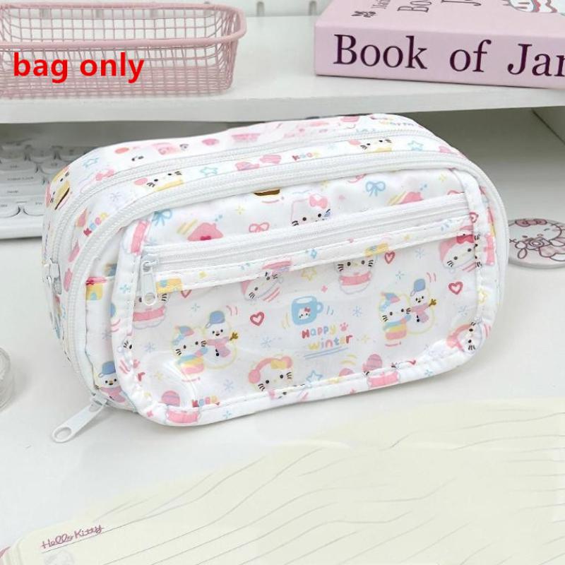Cute Cartoon Pencil Case For Student Cartoon Anime Creative Pencil Bag High Capacity Stationery Storage Bag Cosmetic Bag