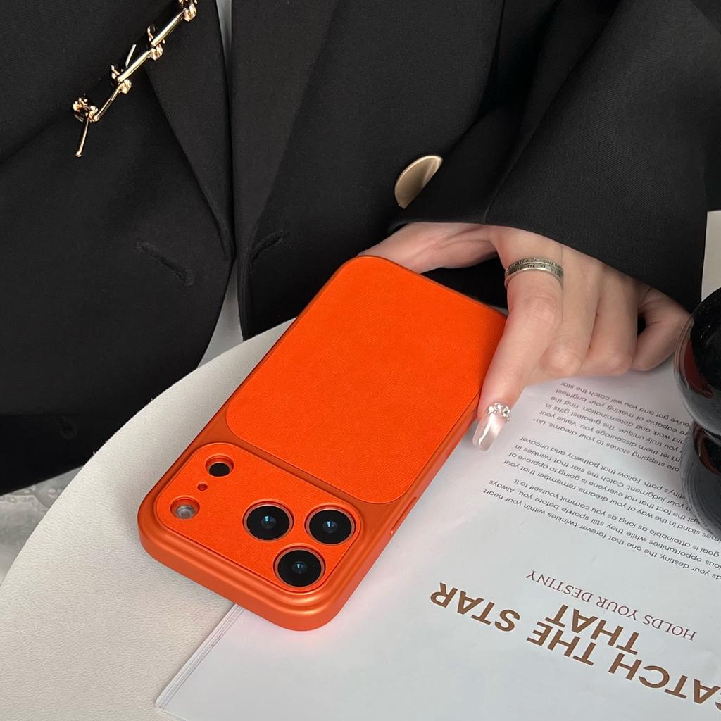 Business Leather Texture Shockproof Plain Case For iPhone 17 16 15 14 13 12 11 17Pro Max Original Protective Skin Friendly Cover