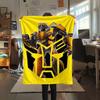 1Pc Bumblebee Print Flannel Blanket, High quality Comfortable for All Seasons, Home Decor, Warmth and Comfort, Perfect for Christmas Gifts