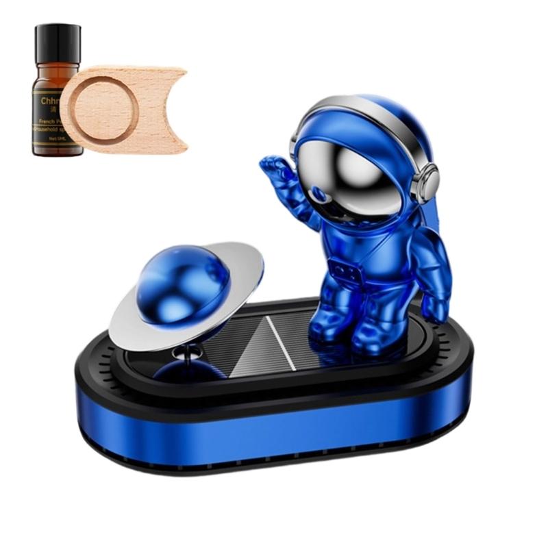 Solar Powered Astronaut Air Freshener Decoration Essential Oil Diffuser Car Ornament Fragrances Dispenser