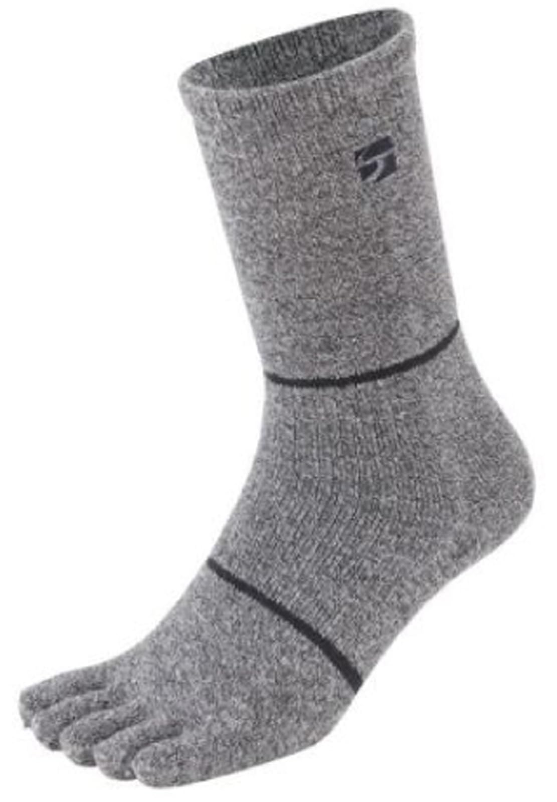 Носки Finetrack Merino Spin Alpine с пятью пальцами (унисекс) / FSU0415 (JP, Алфавит, M, STON)