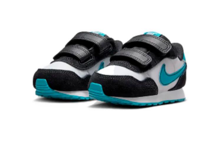 Nike MD Valiant Slip Resistant Abrasion Resistant Low top Toddler Shoes Black Blue Infant And Toddler CN8560-112