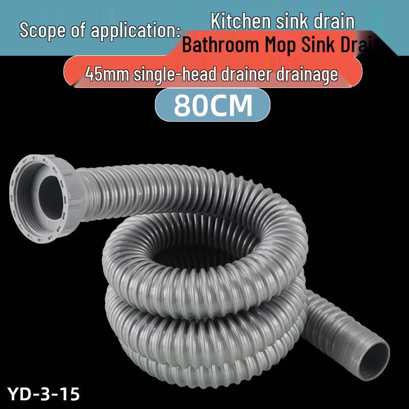 Single Bowl Kitchen Sink Drain Extension Accessory
