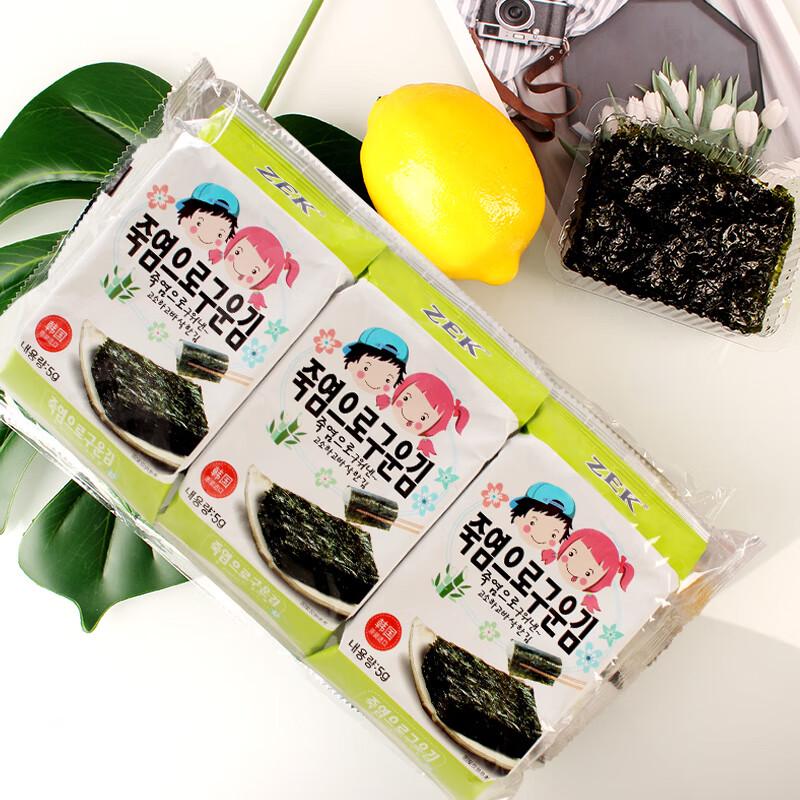 Zek Korean Roasted Seaweed Snacks