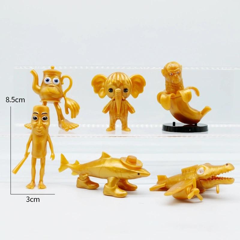 

Итальянский Маразм ИИ Животные Тунг Тунг Тунг Сахур Фигурка Тралалело Тралала Фигурка Кукла Игрушка Украшение для Стола Модель Орнамент Подарок 6PCS-Style C