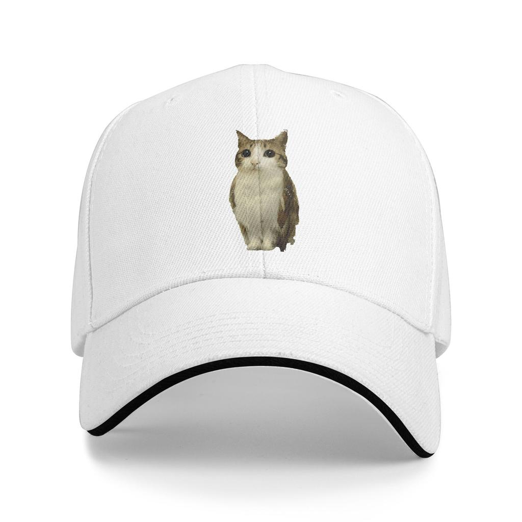 Meowl Meme Funny Cat Casual Baseball Cap  Running Hippie Trucker Hat Summer Dropshipping Women Men Trendy Baseball Caps