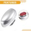 Partuto 1 Pair Universal Blind Spot Car Mirrors - Car Auxiliary Mirrors 360 Degree Rotation Adjustable - Glass Silver Tone
