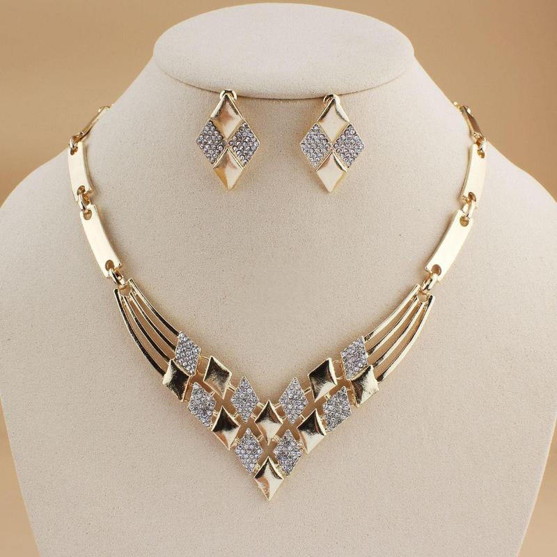 3-Piece Earrings & Necklace Jewelry Set KTJ