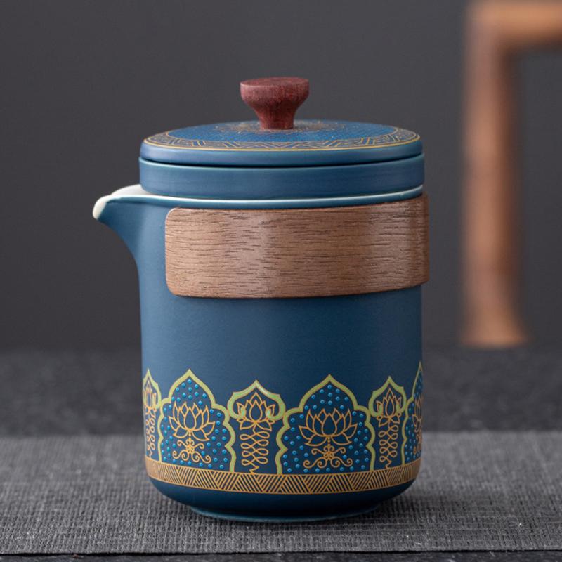 Chinese Tea Set Travel Tea Set Kung Fu Set,Teapot Set,Chinese Tea Sets, Travel Portable Bag, Outdoor,Hotel,Business