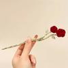 Romantic Rose Chinese Style Tassel Hair Clip Women's Fashion Handmade Hair Clip Exquisite Gift Women Hair Needle Hair Accessory