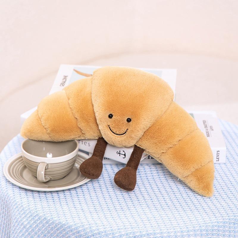 Borsa Croissant Burrito Baguette Giocattolo Bambola Pane Carino Peluche Bambola Bambola Regalo per Bambini Durevole di Alta Qualità
